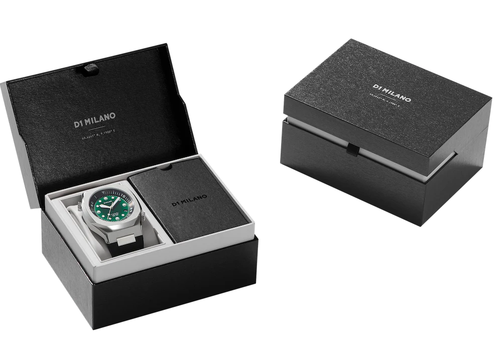 D1 Milano Watch Subacqueo Diver Deep Green - Image 4