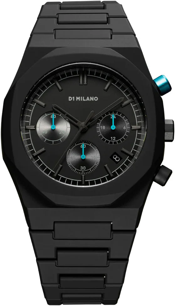 D1 Milano Polychrono Characoal Black Watch