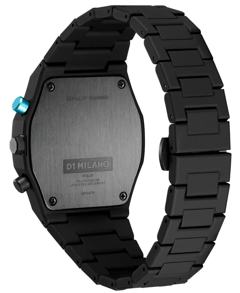 D1 Milano Polychrono Characoal Black Watch - Image 3