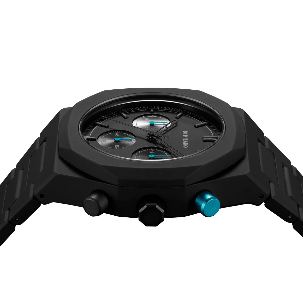 D1 Milano Polychrono Characoal Black Watch - Image 4