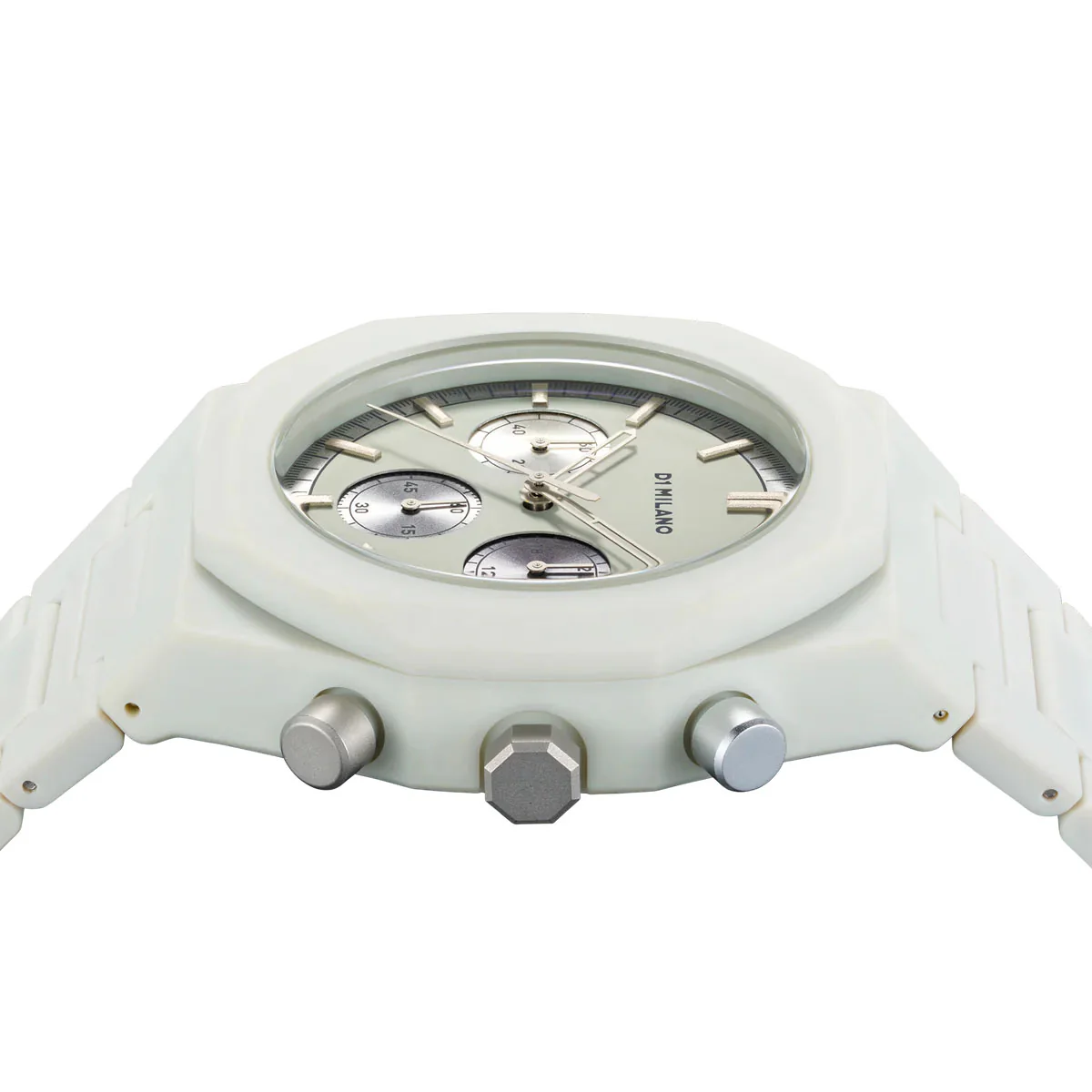 D1 Milano Polychrono Fossil Grey Watch - Image 4