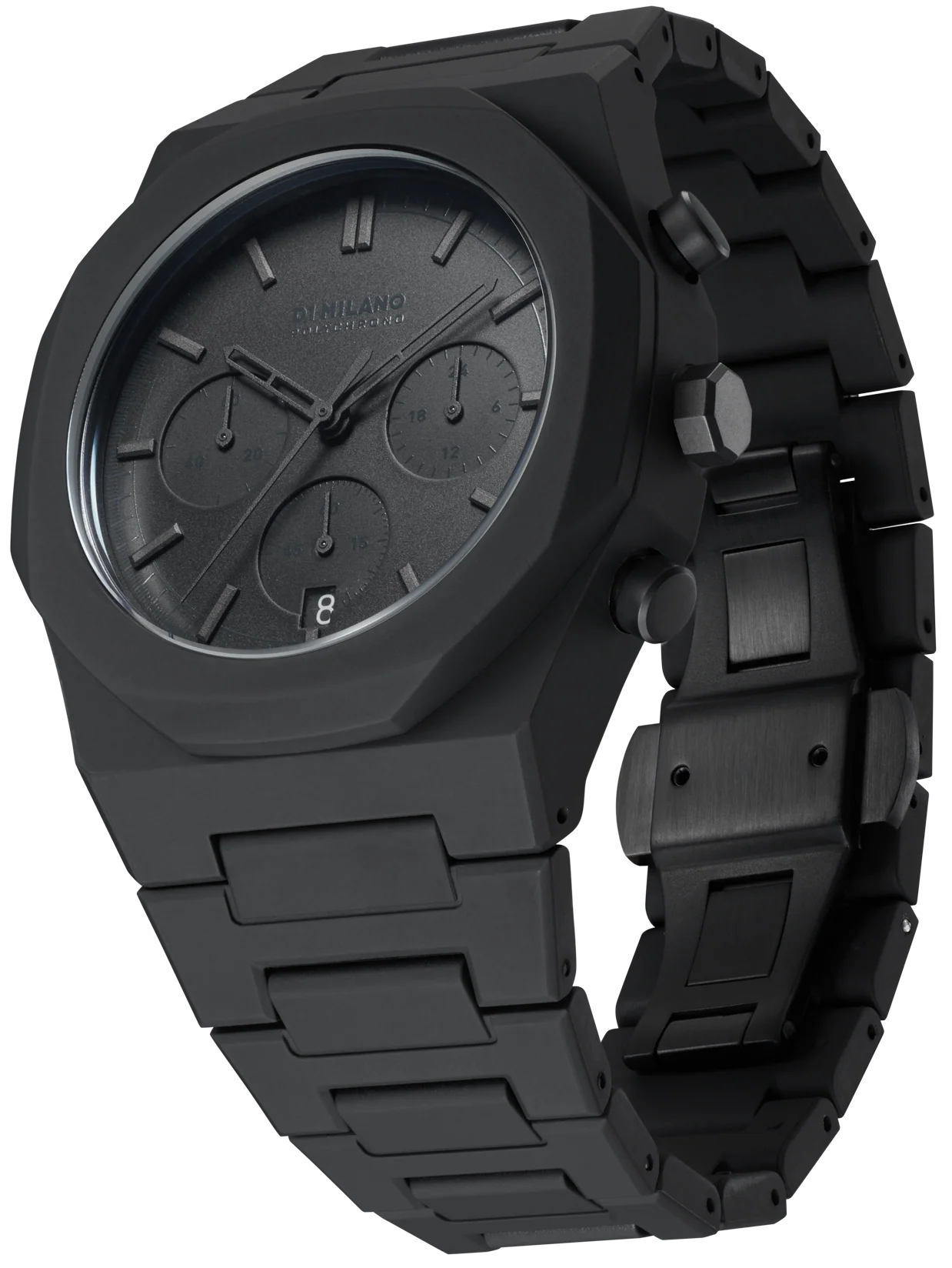D1 Milano Polychrono Shadow Watch - Image 3