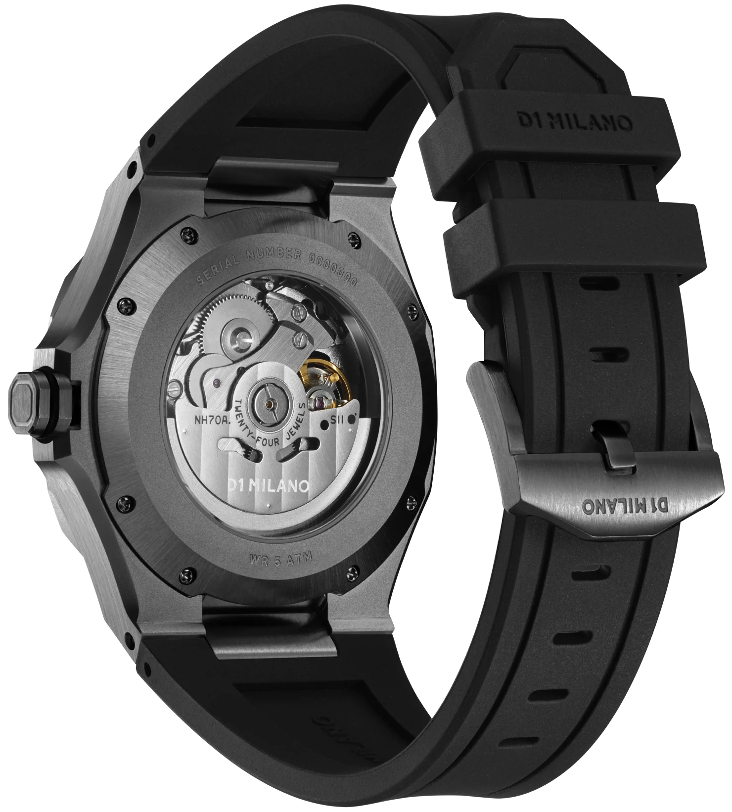 D1 Milano Skeleton Gun Metal - Image 2