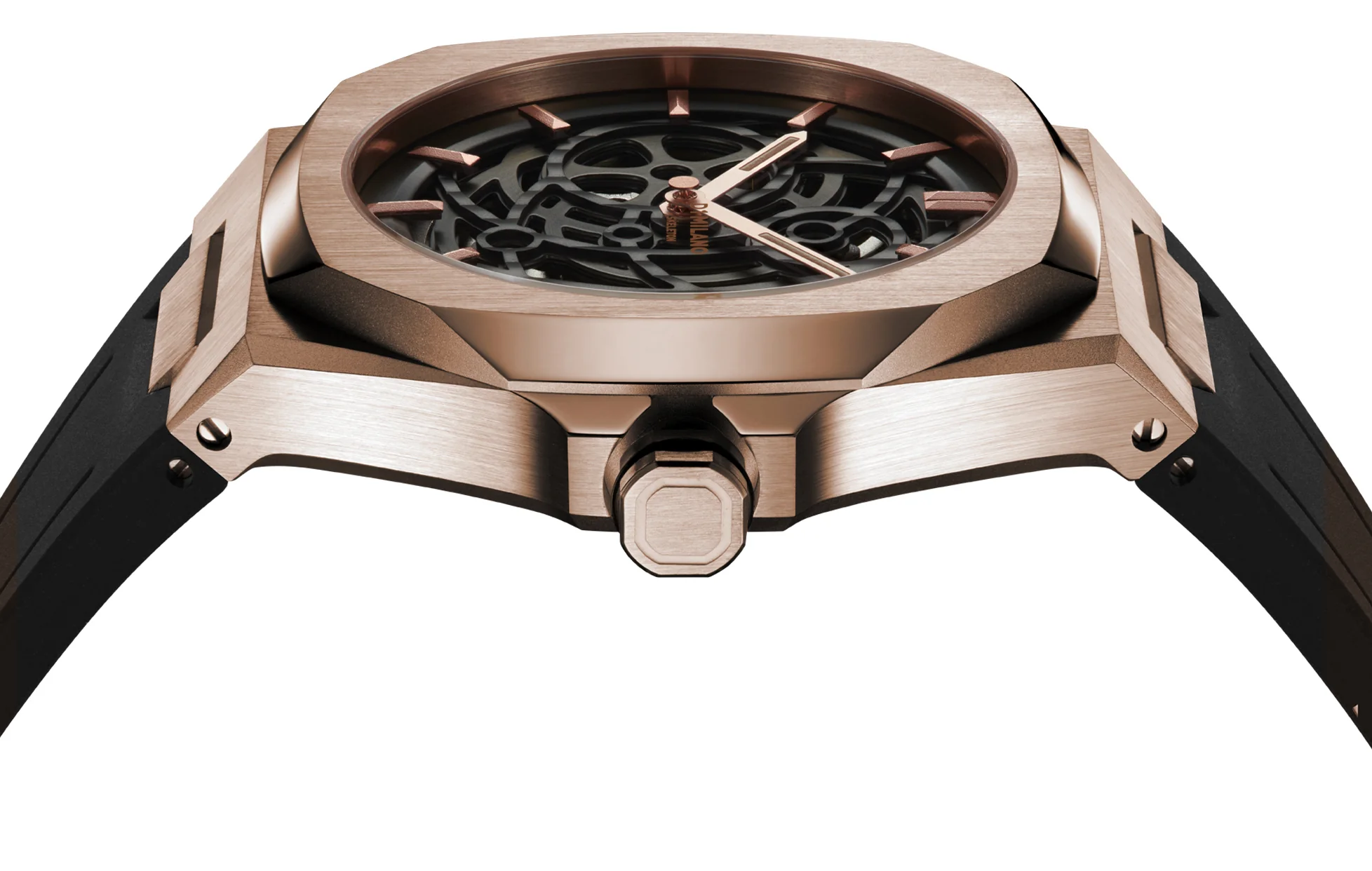 D1 Milano Skeleton Rose Gold - Image 4