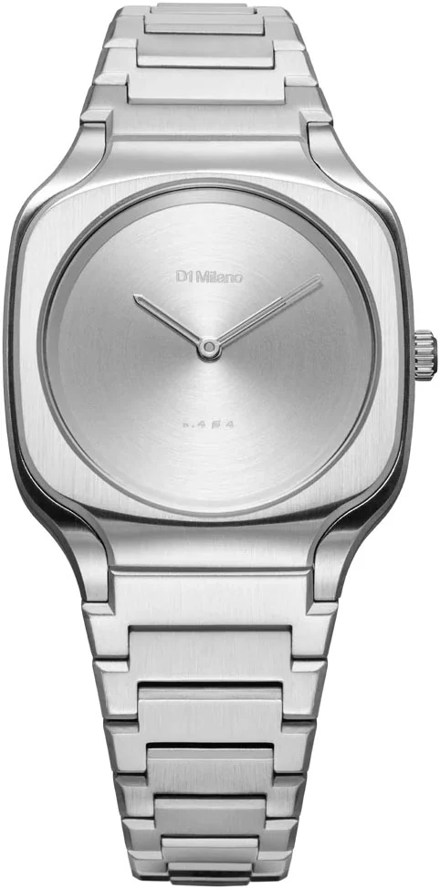 D1 Milano Square Disco Grey Watch