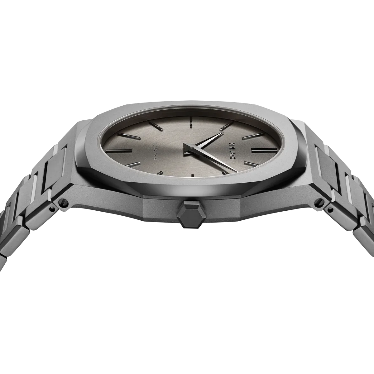 D1 Milano Ultra Thin Monoblock Anthracite Watch - Image 2