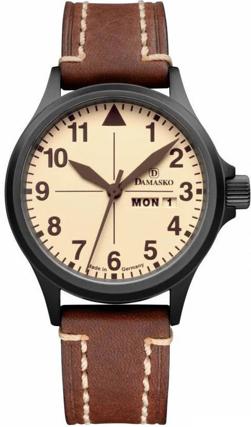 Damasko Watch DA 20 Black PVD Vintage Liberty Pin