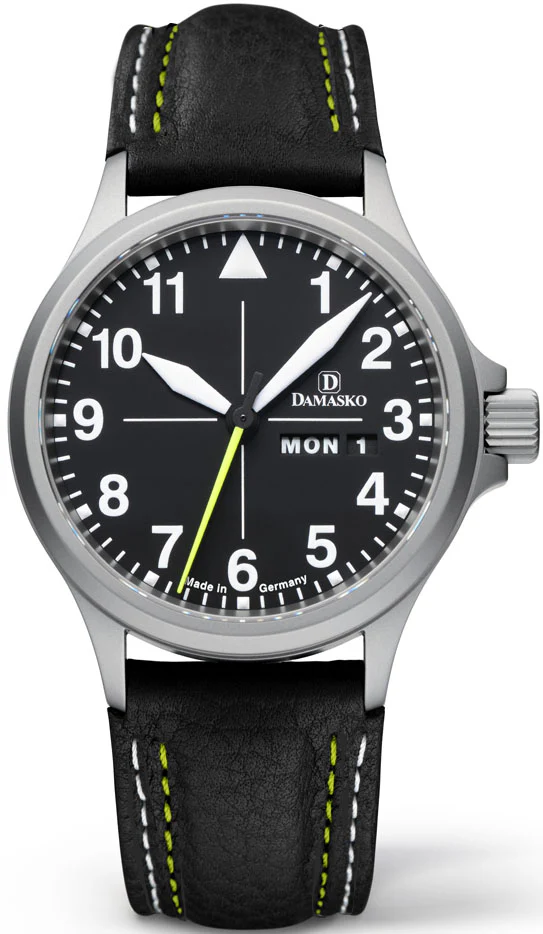 Damasko DK36 Leather Pin Watch D