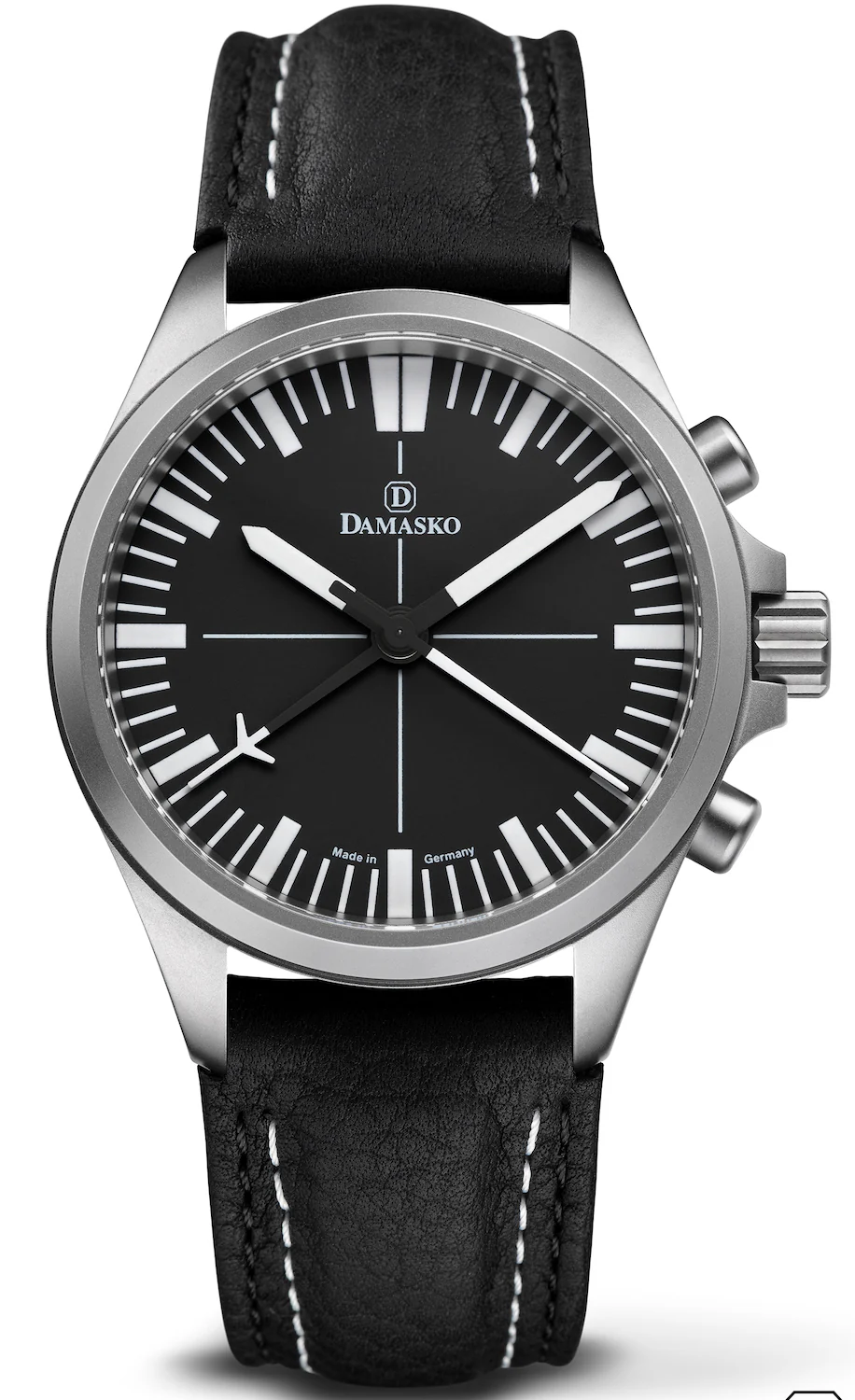 Damasko Watch DC70 Leather With Double Stitch Pin Buckle