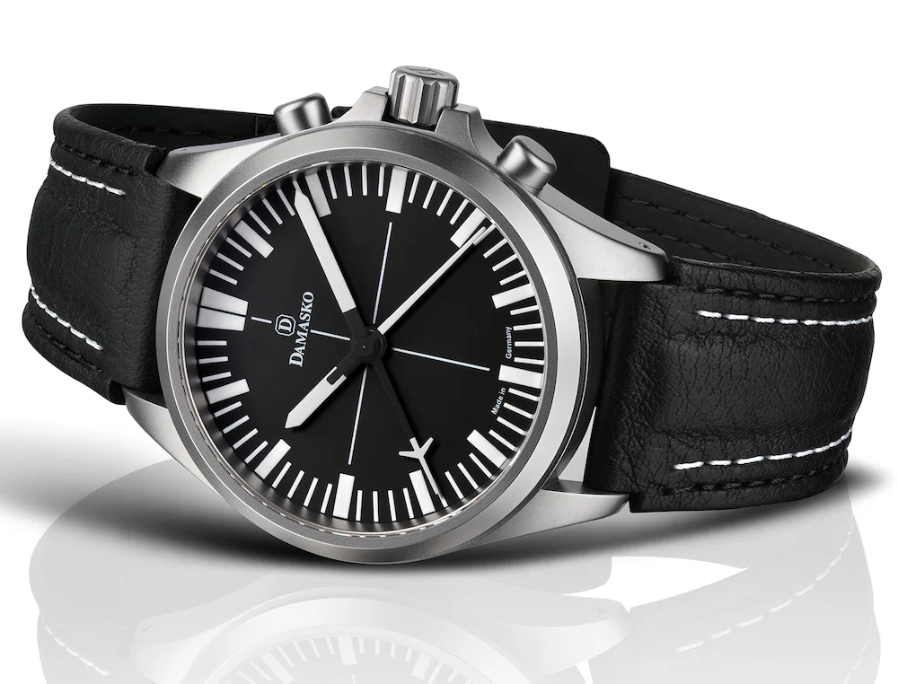 Damasko Watch DC70 Leather With Double Stitch Pin Buckle - Image 3