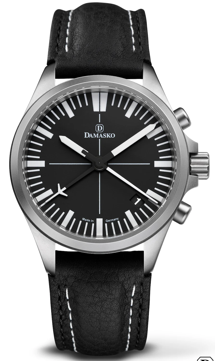Damasko Watch DC72 Leather With Double Stitch Pin Buckle