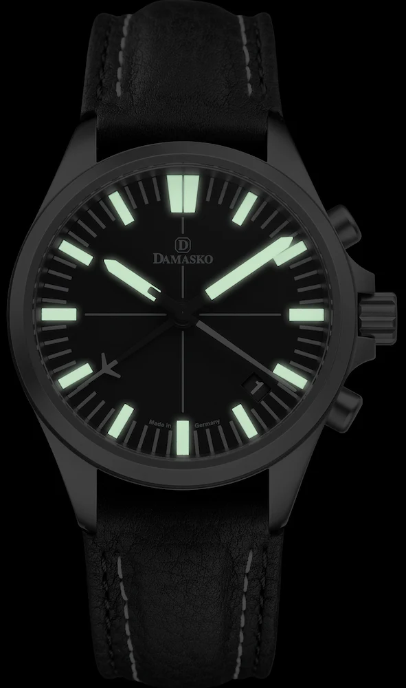Damasko Watch DC72 Leather With Double Stitch Pin Buckle - Image 2