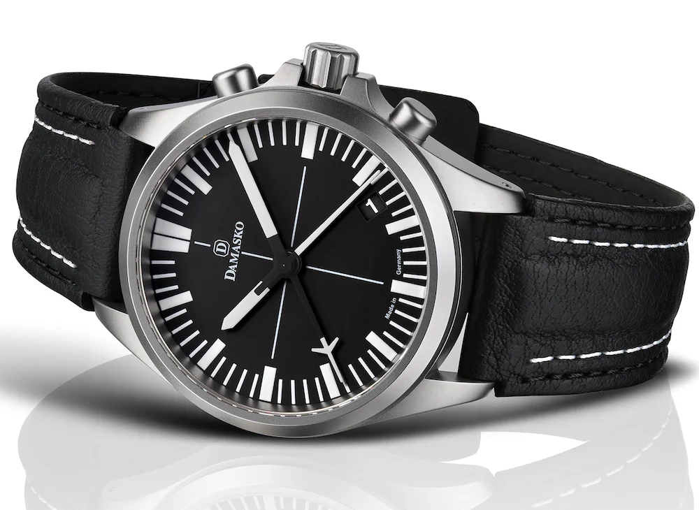 Damasko Watch DC72 Leather With Double Stitch Pin Buckle - Image 3