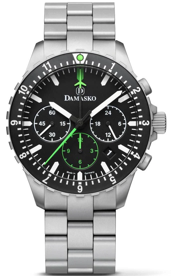 Damasko Watch DC86 Green Steel Bracelet