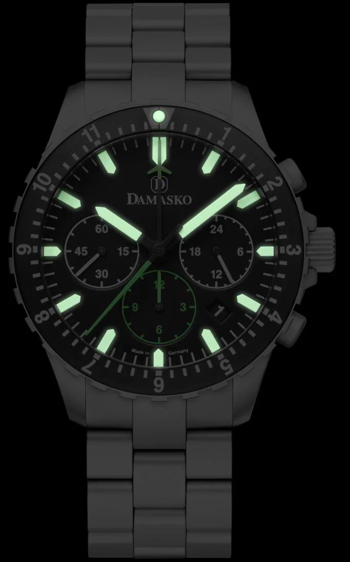 Damasko Watch DC86 Green Steel Bracelet - Image 3