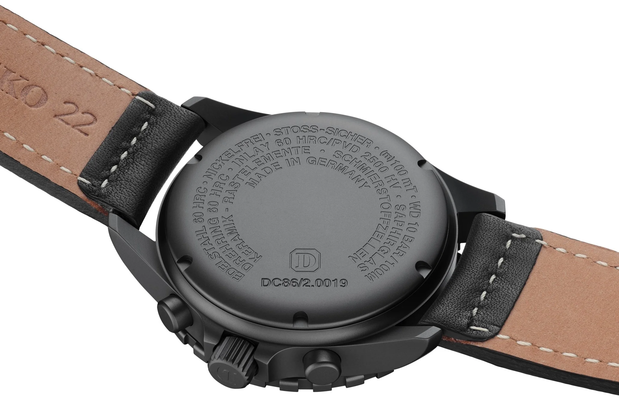 Damasko Watch DC86/2 Black Leather - Image 3