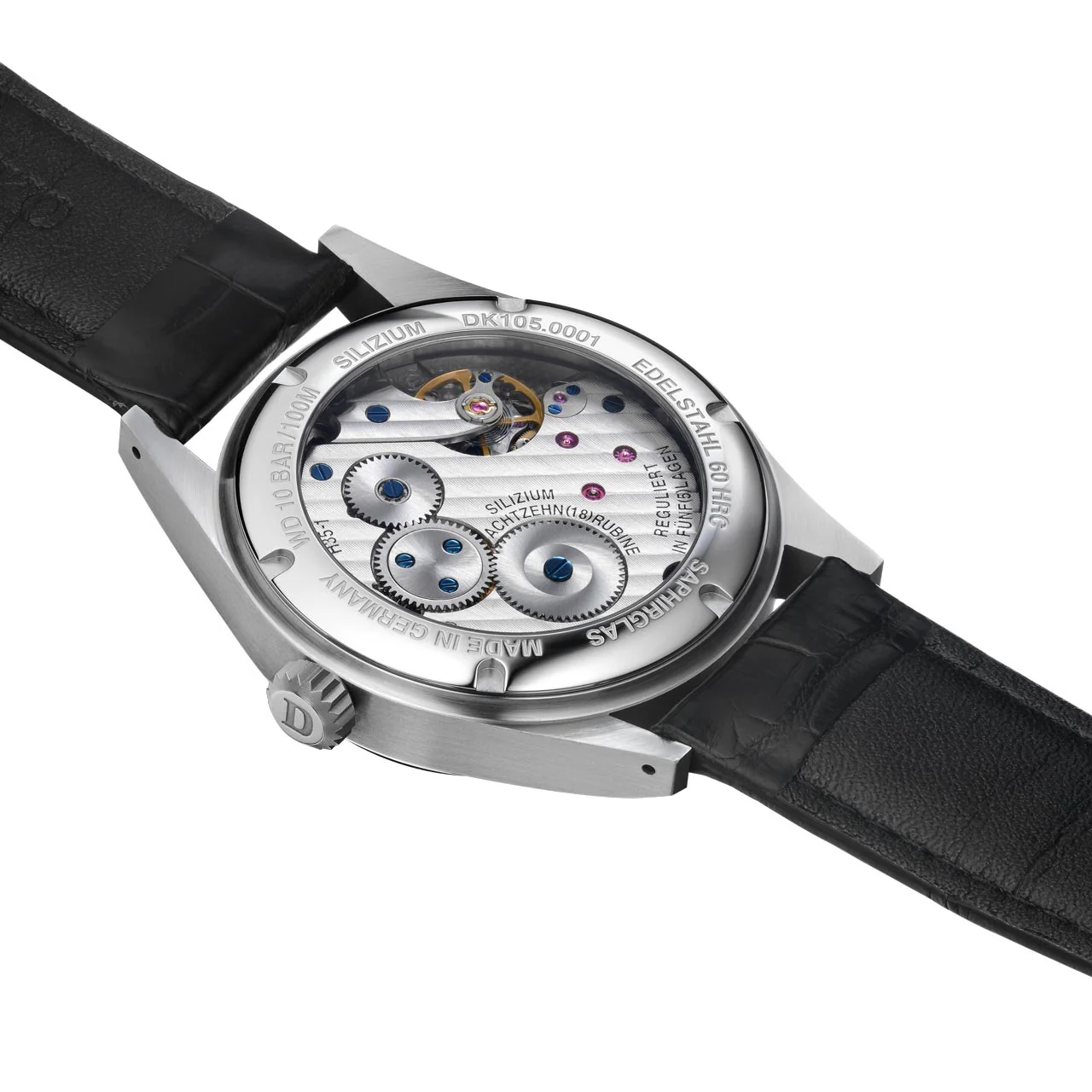 Damasko Watch DK 105 Black Alligator - Image 3