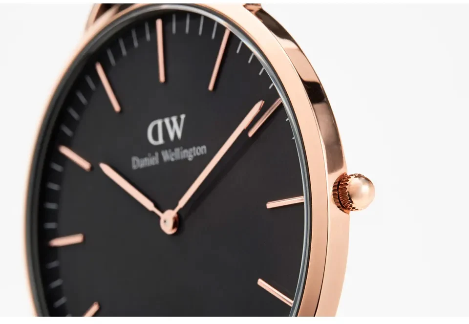 Daniel Wellington Watch Classic Dover Black 36mm - Image 3