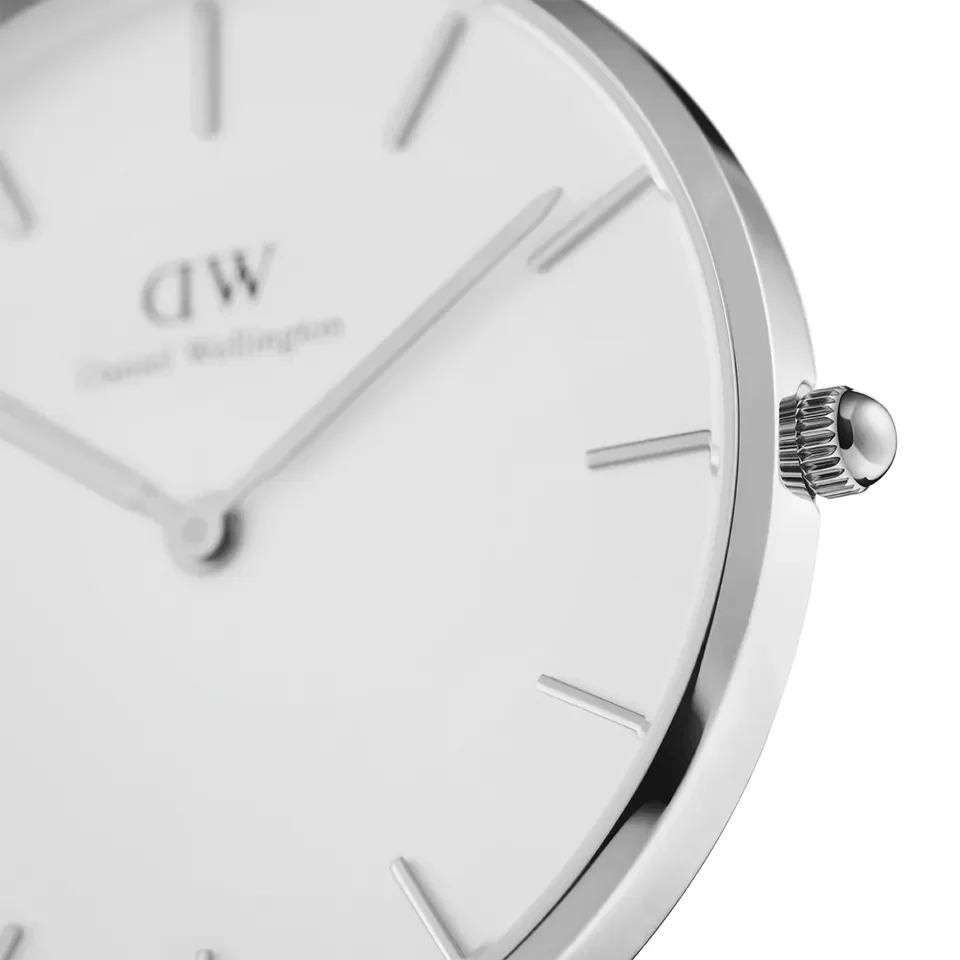 Daniel Wellington Watch Petite Sterling White 36mm - Image 2
