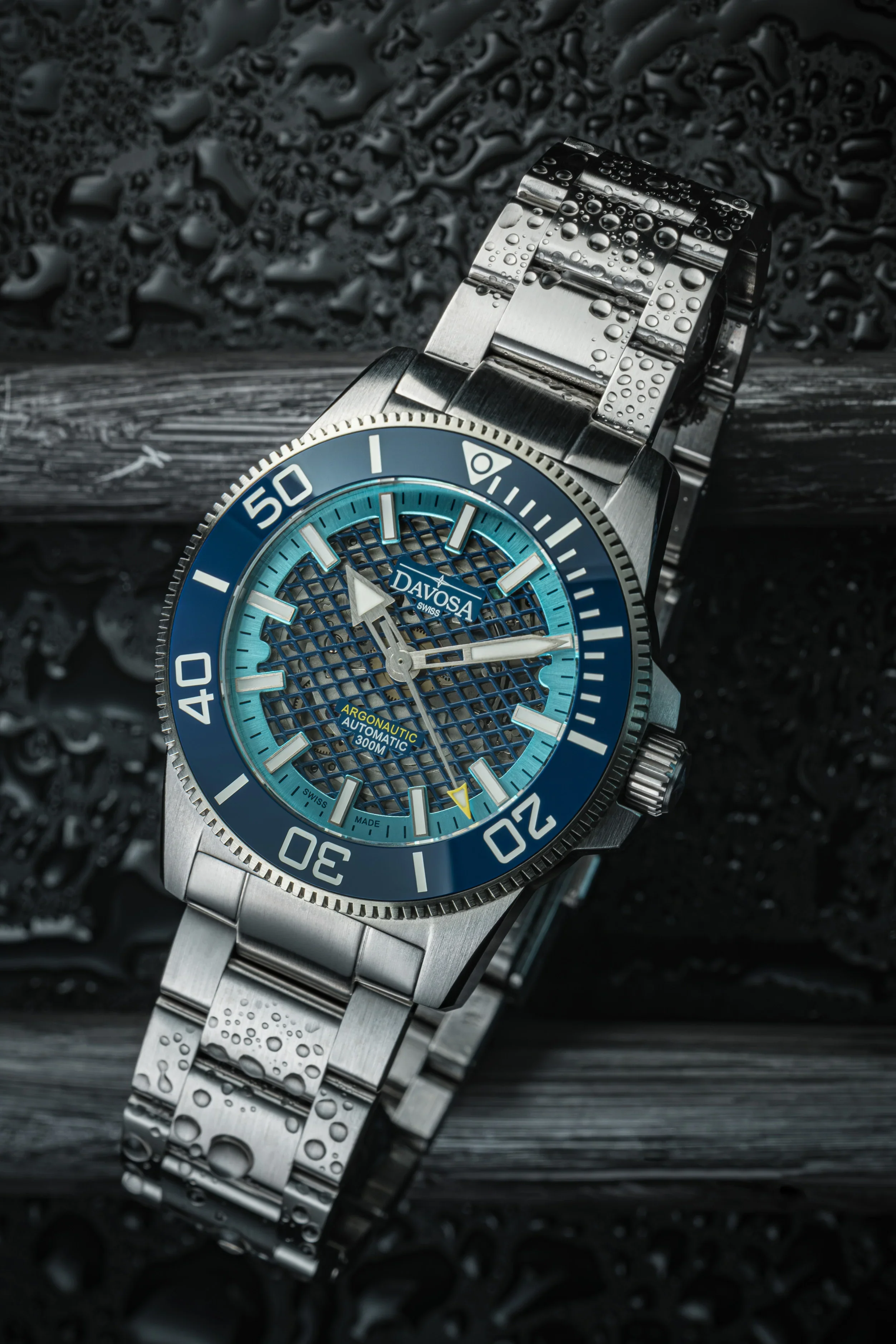 Davosa Argonautic 41 Shark Diver Blue Limited Edition Watch - Image 6
