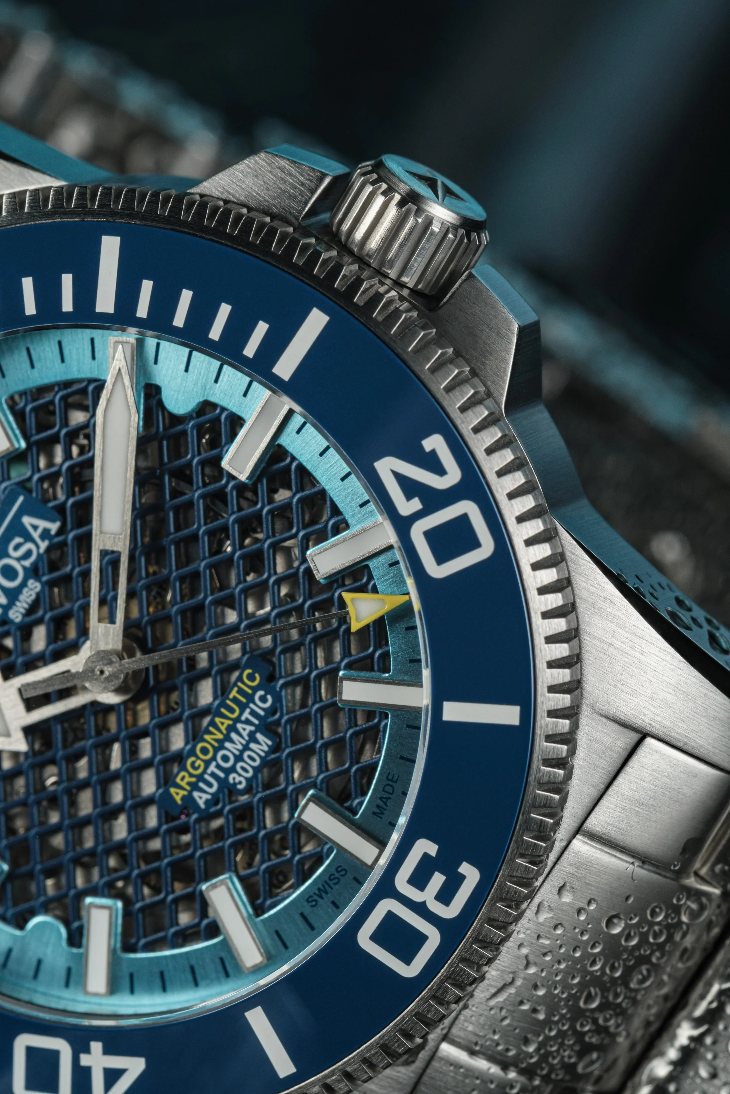 Davosa Argonautic 41 Shark Diver Blue Limited Edition Watch - Image 7