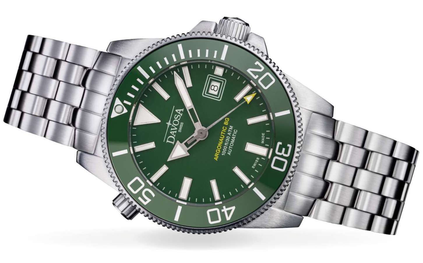 Davosa Argonautic BG Automatic Green Watch - Image 2