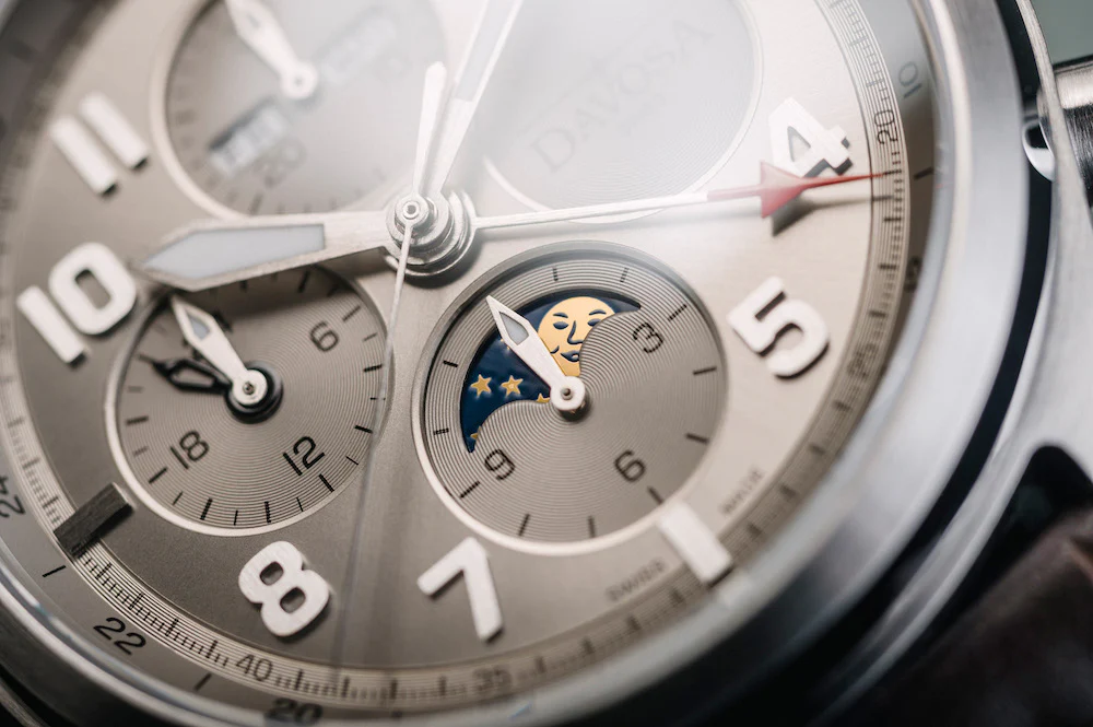 Davosa Watch Newton Pilot Moonphase Chrongraph Limited Edition - Image 3