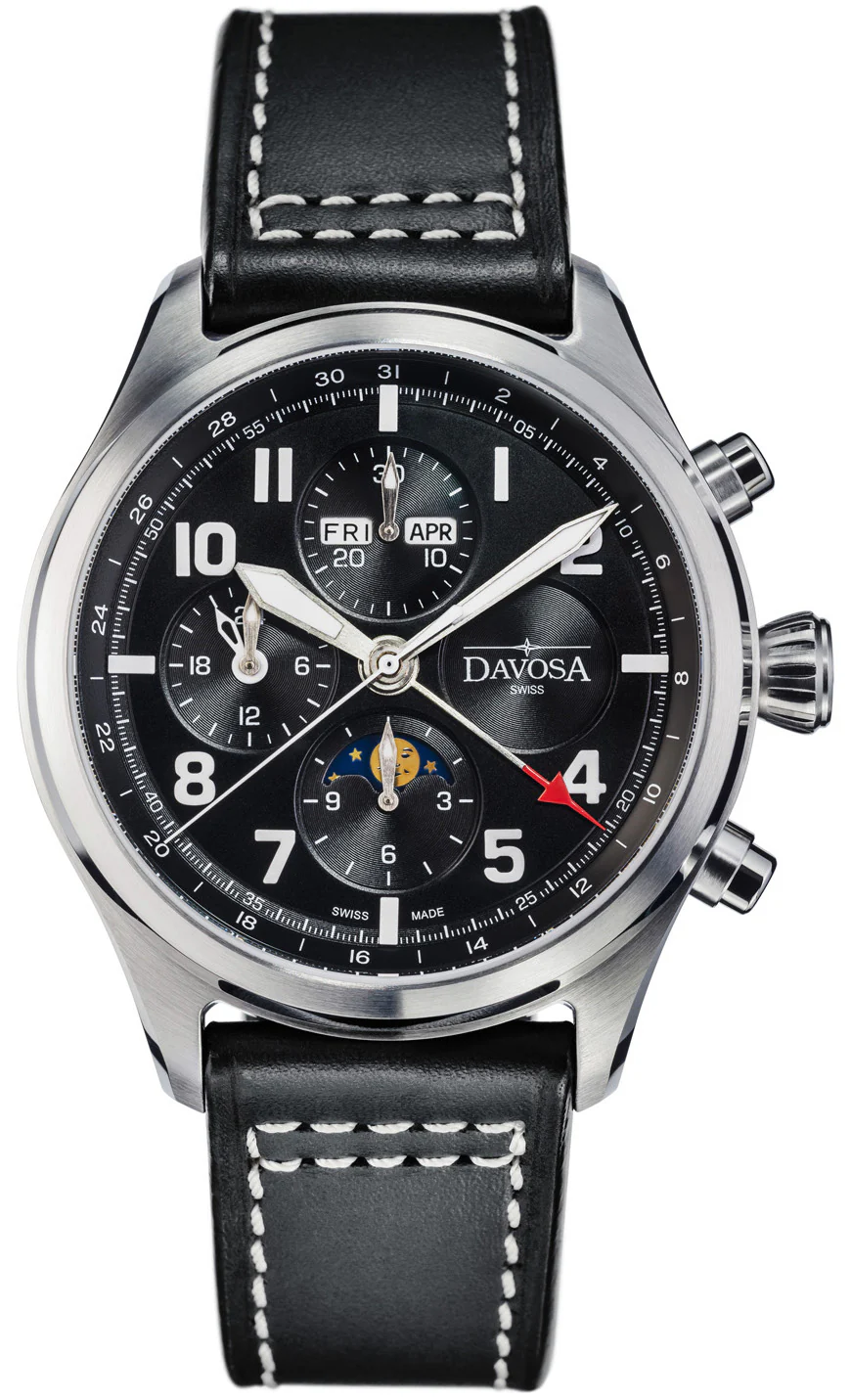 Davosa Watch Newton Pilot Moonphase Chrongraph Limited Edition