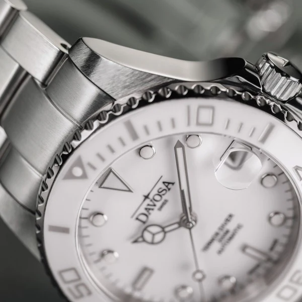 Davosa Ternos Diver Lady White Watch - Image 4