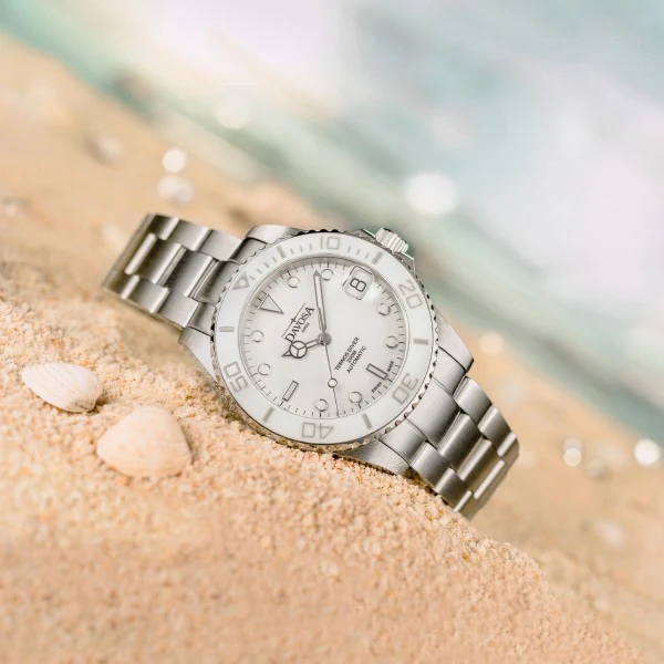 Davosa Ternos Diver Lady White Watch - Image 6