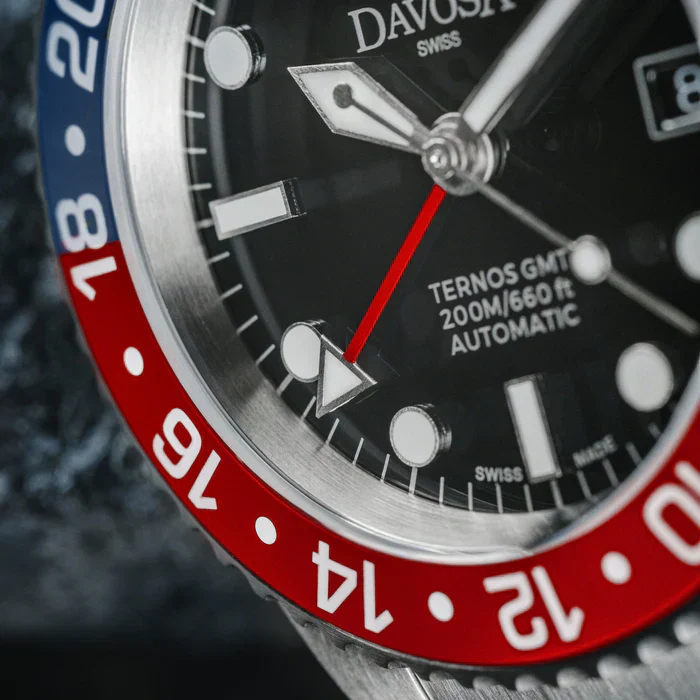 Davosa Watch  Ternos GMT Red and Blue Tri Link - Image 4