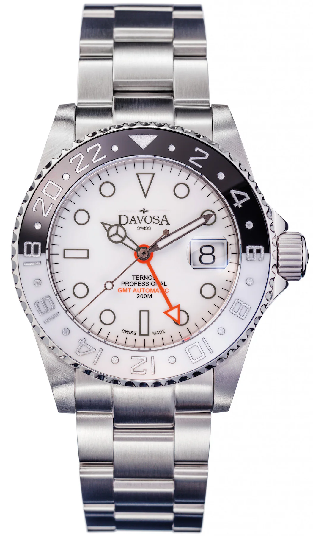 Davosa Watch Ternos Professional GMT Black And White Limited Edition - Image 2