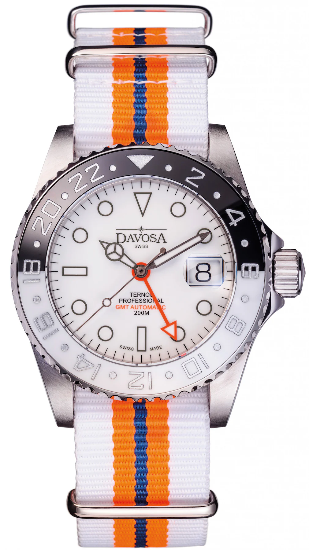 Davosa Watch Ternos Professional GMT Black And White Limited Edition - Image 3