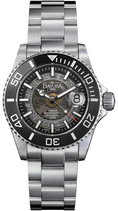 Davosa Ternos Professional Nebulous Automatic Smoke Black Watch