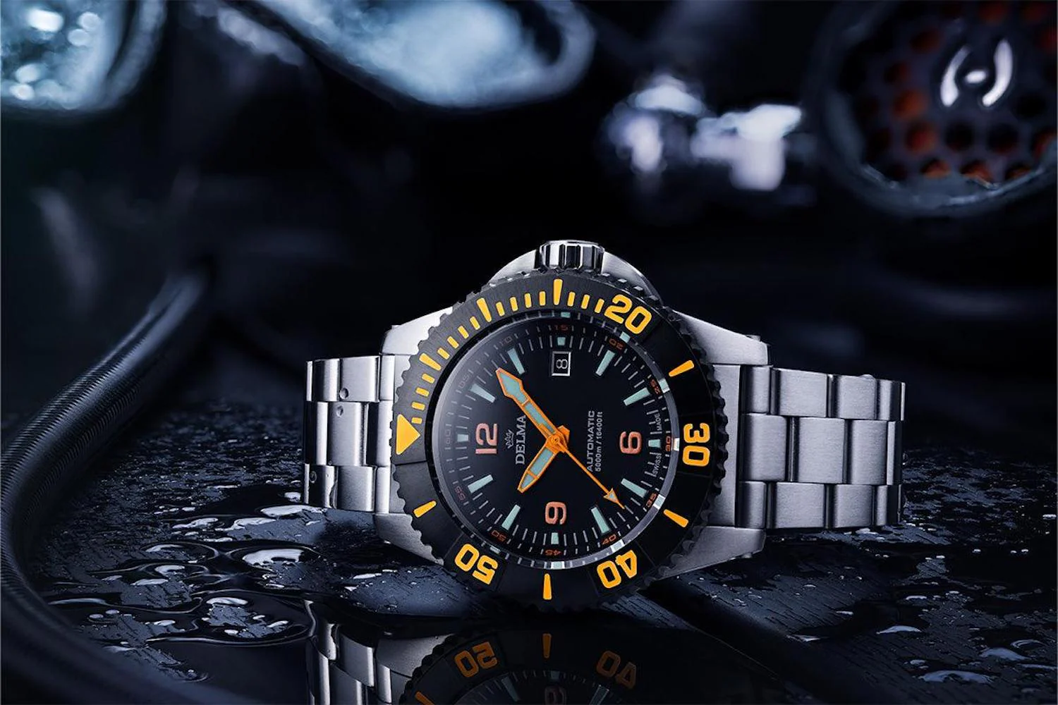 Delma Blue Shark IV Black Limited Edition Watch - Image 2