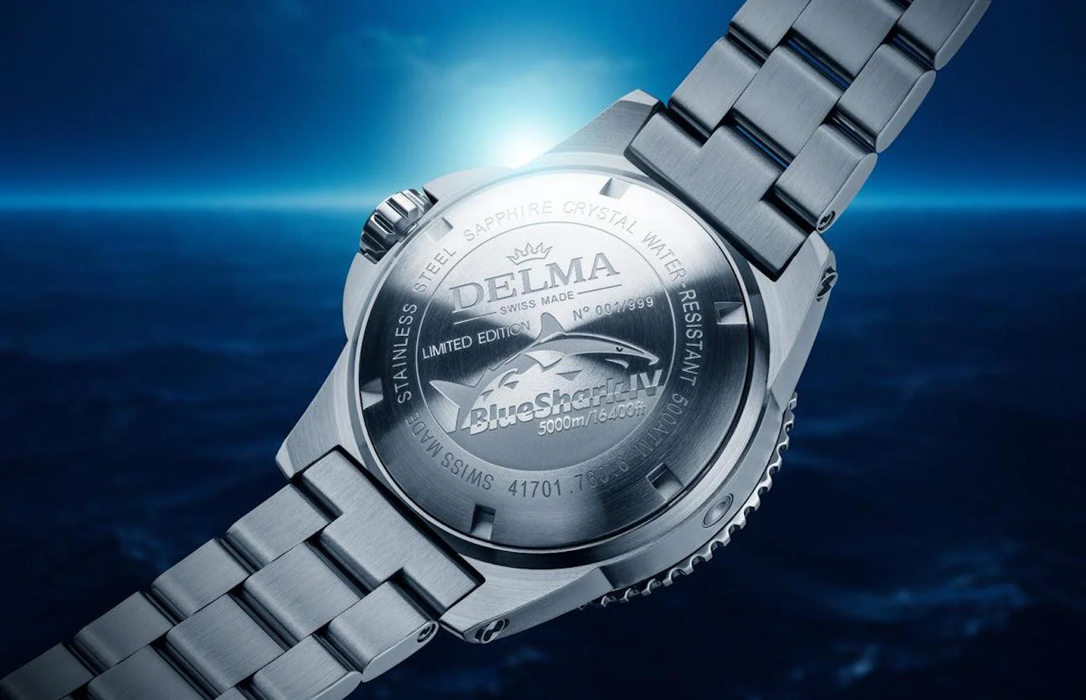 Delma Blue Shark IV Blue Limited Edition Watch - Image 2