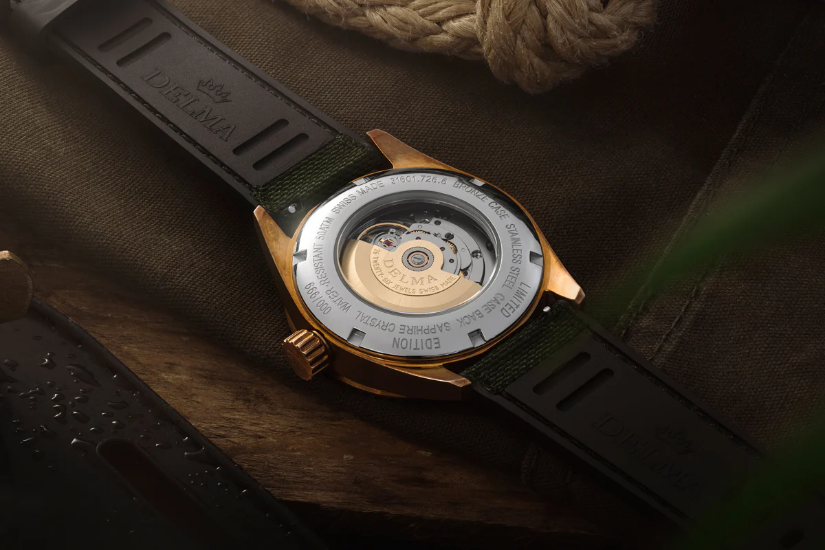 Delma Cayman Field Bronze Green Watch - Image 2