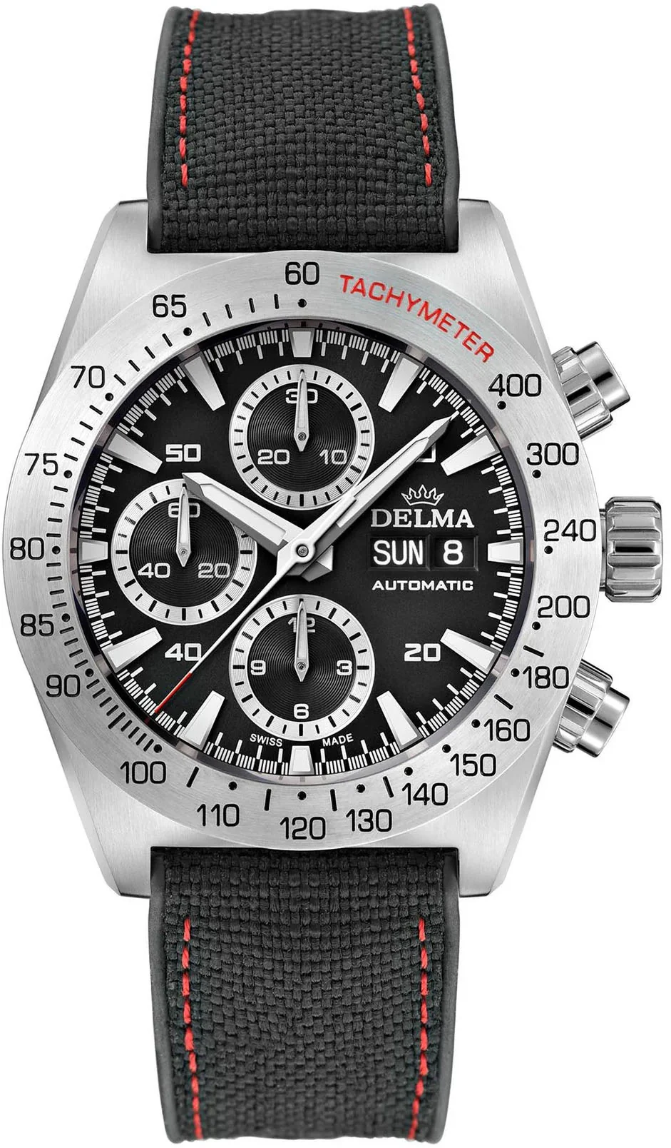 Delma Montego Chronograph Black Watch