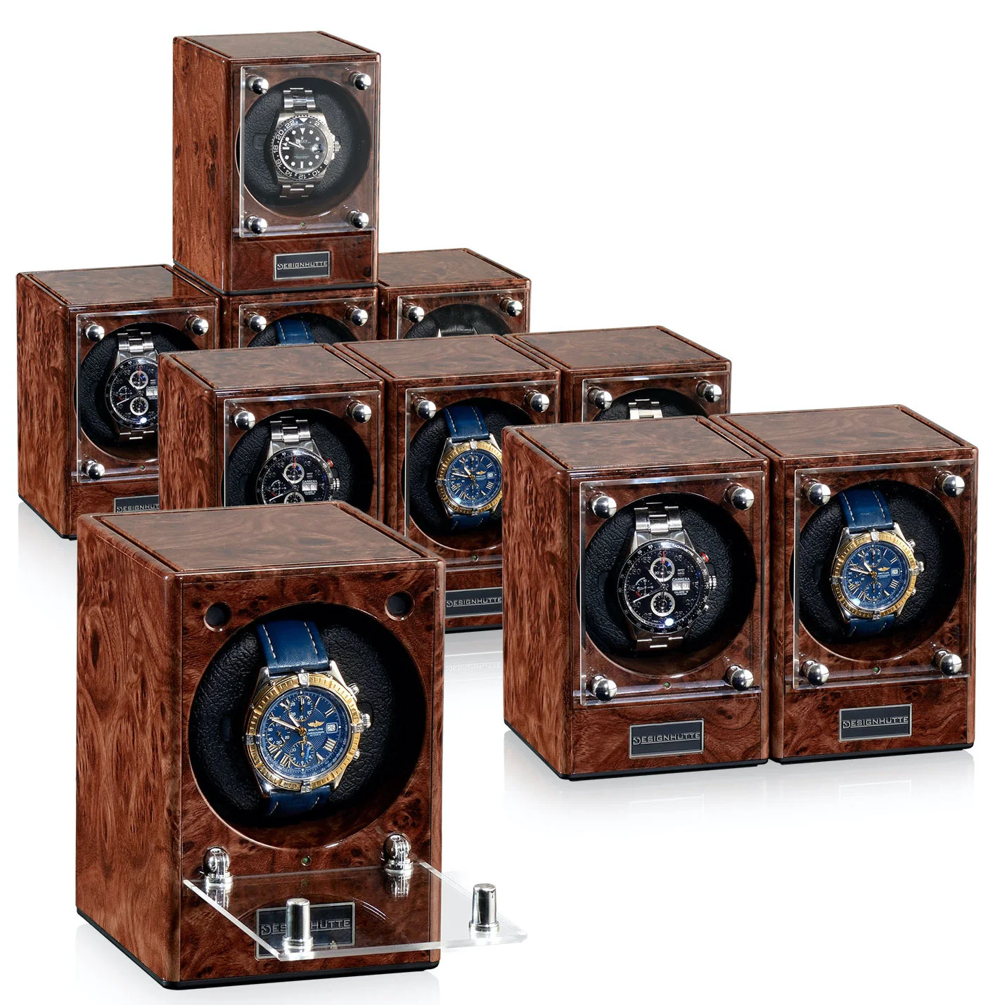 Designhuette Watch Winder Piccolo Burlwood - Image 3