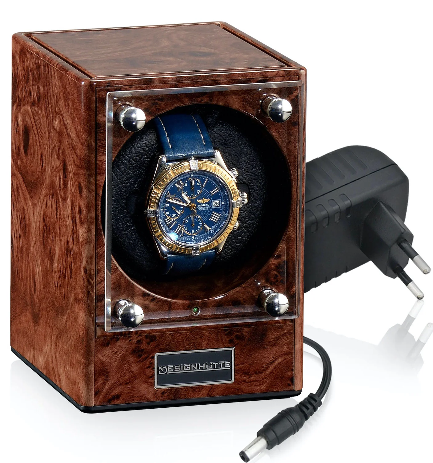 Designhuette Watch Winder Piccolo Starter Kit Burlwood