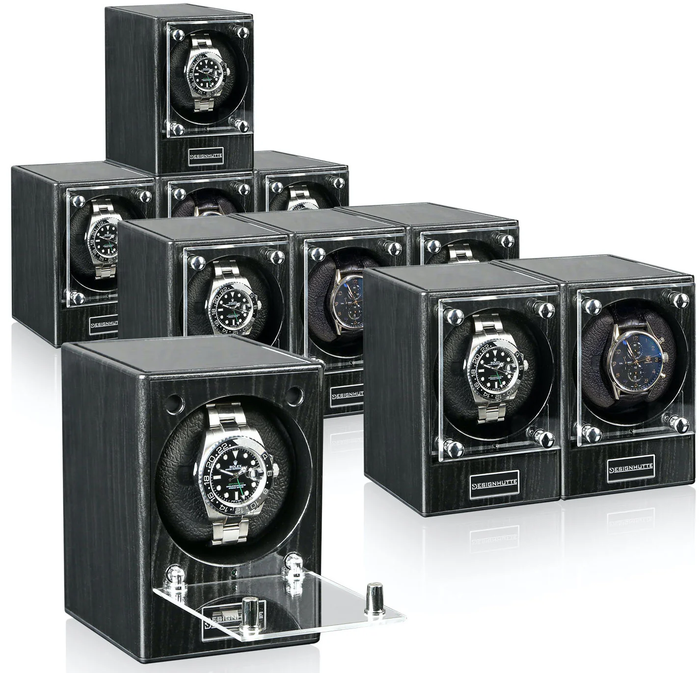 Designhuette Watch Winder Piccolo Starter Kit Dark Ebony - Image 5