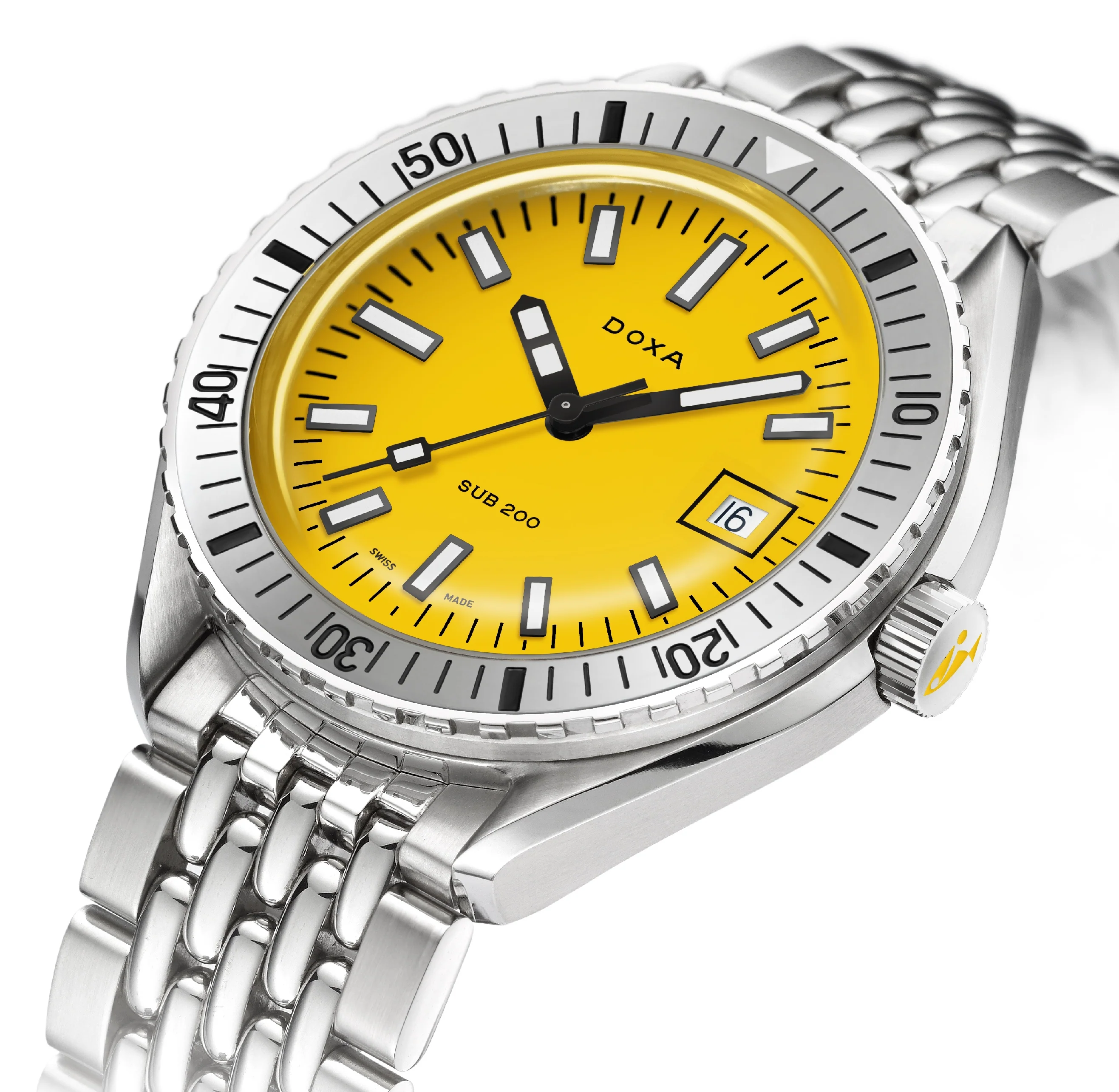 Doxa Sub 200 Divingstar Stainless Steel Bracelet Watch - Image 2