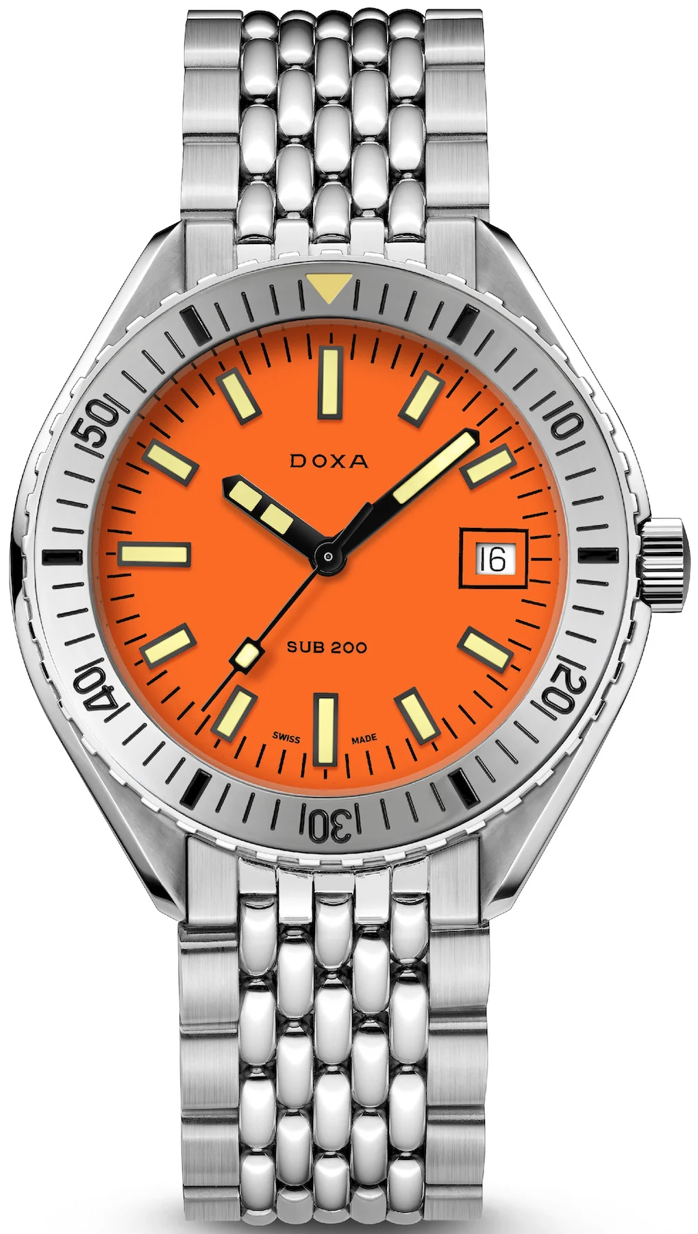 Doxa Sub 200 Professional Stainless Steel Bracelet Watch