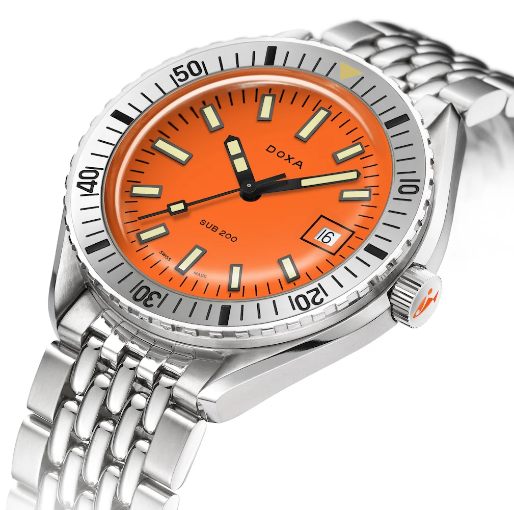 Doxa Sub 200 Professional Stainless Steel Bracelet Watch - Image 2