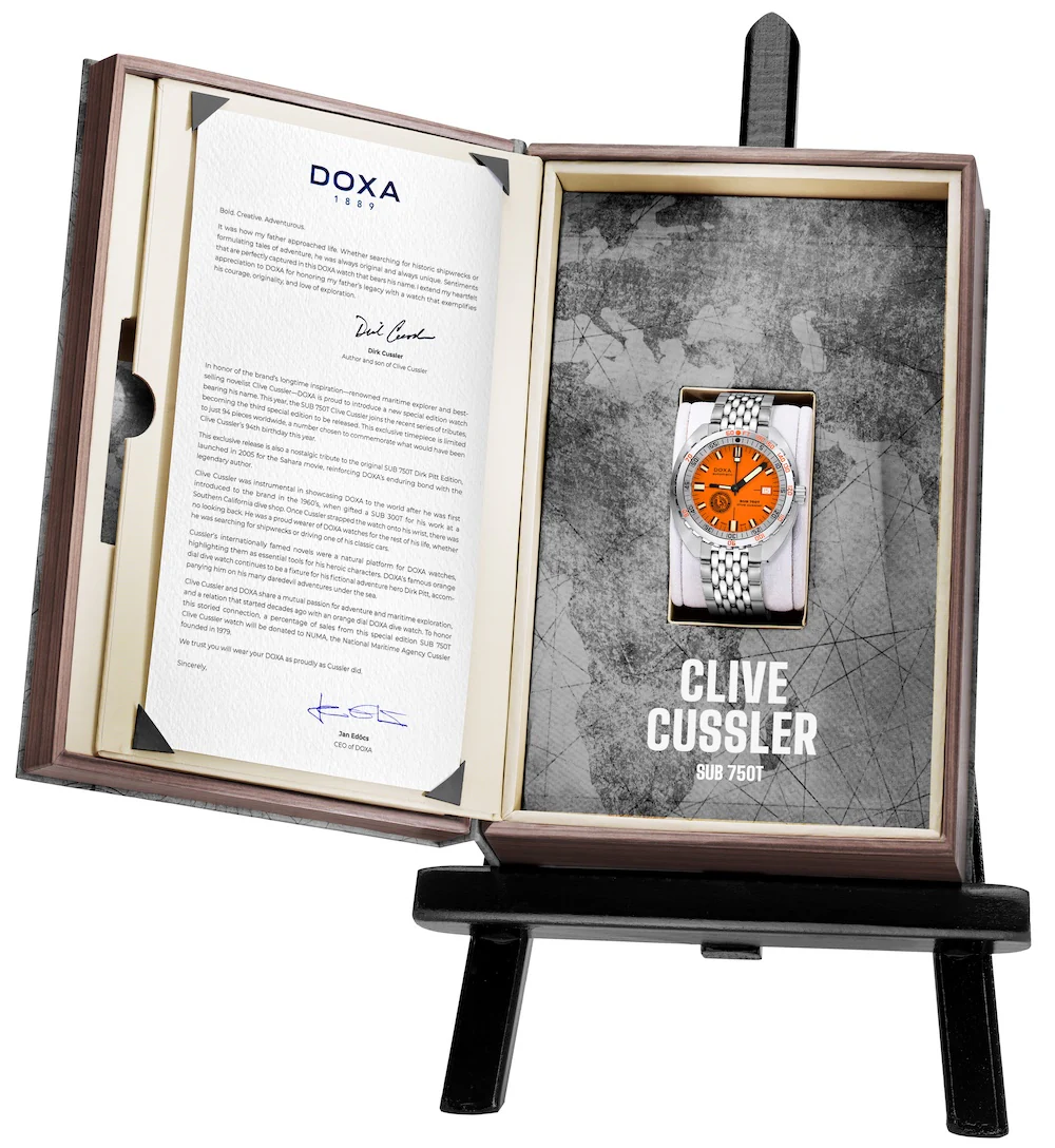 Doxa SUB 750T x Clive Cussler Limited Edition Watch - Image 3
