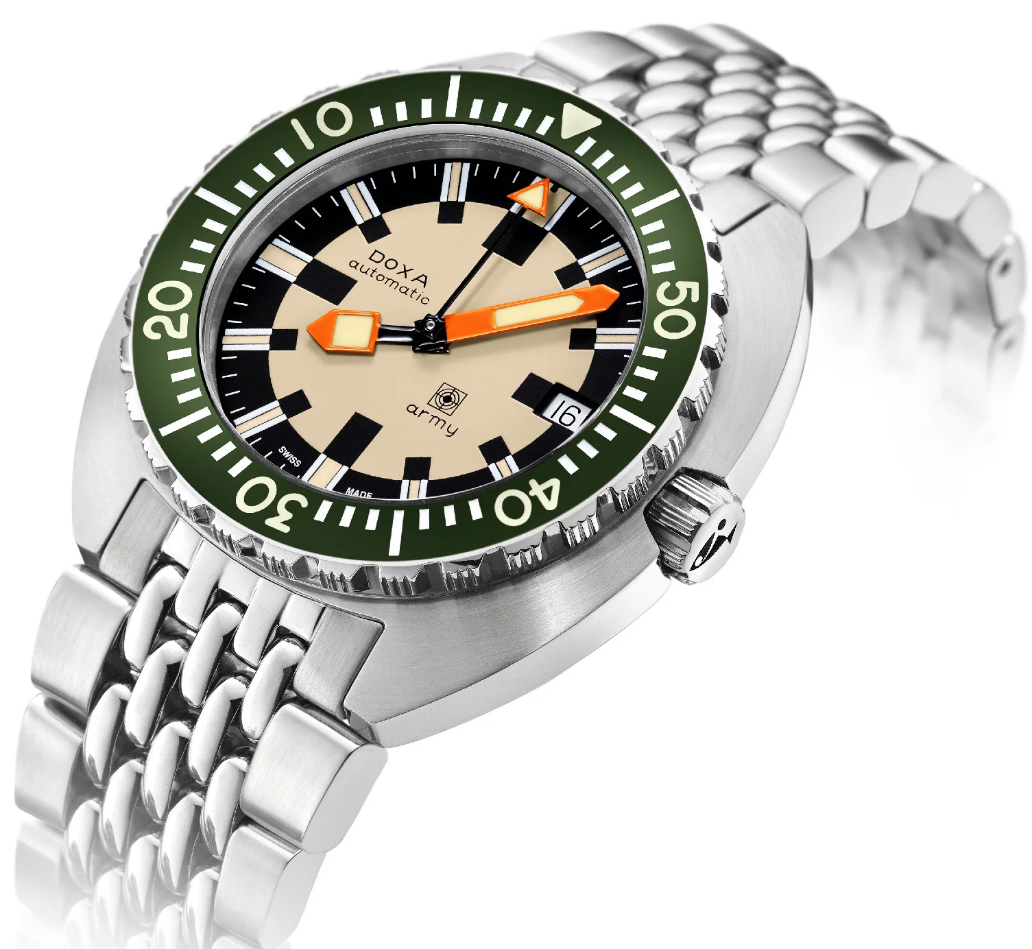 Doxa Dive Army Bracelet Watch - Image 2