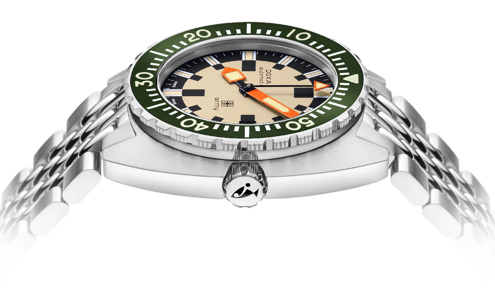 Doxa Dive Army Bracelet Watch - Image 3