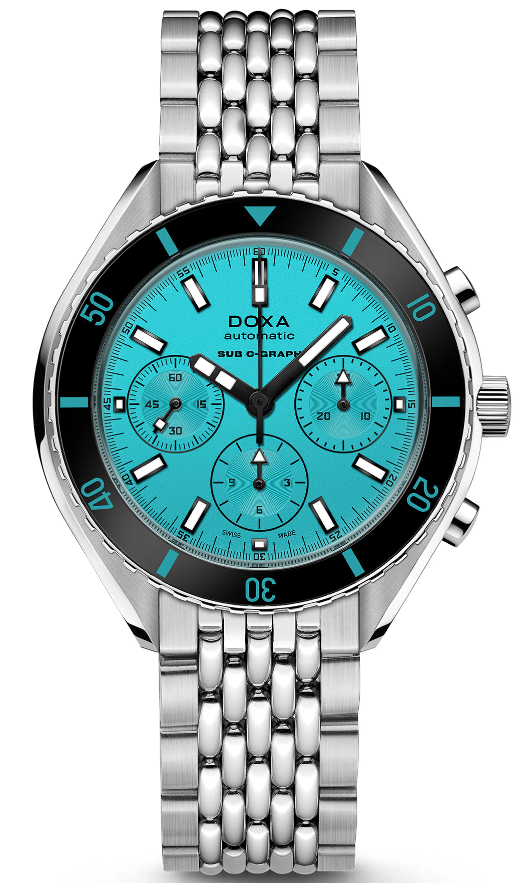 Doxa SUB 200 C-Graph Aquamarine Bracelet Watch