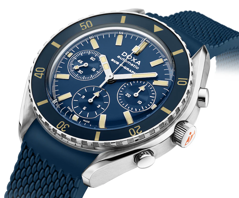 Doxa SUB 200 C-Graph Caribbean Rubber Watch - Image 2
