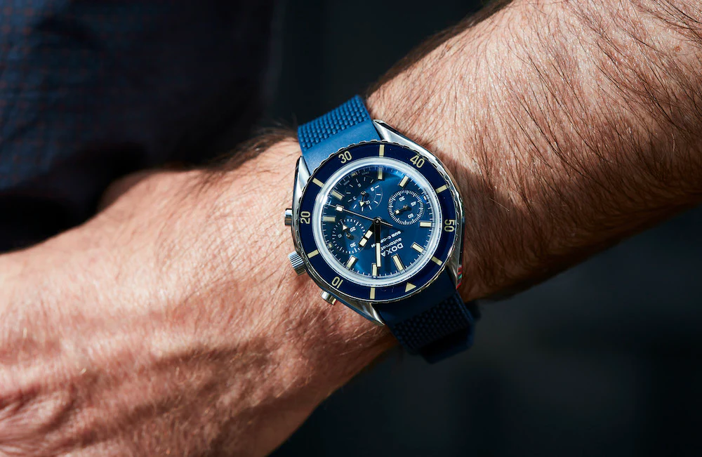 Doxa SUB 200 C-Graph Caribbean Rubber Watch - Image 4